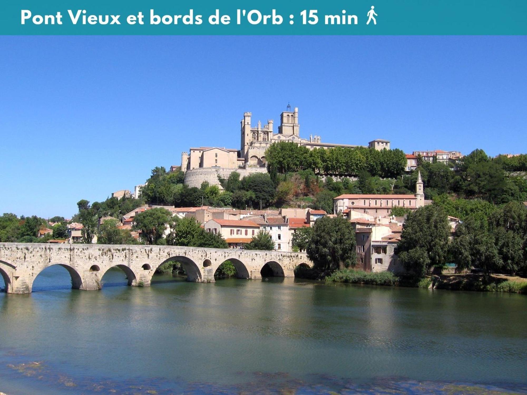 Joli Studio Climatise 'Alma 4' - Coeur De Beziers - Wifi Fibre - Netflix Екстериор снимка