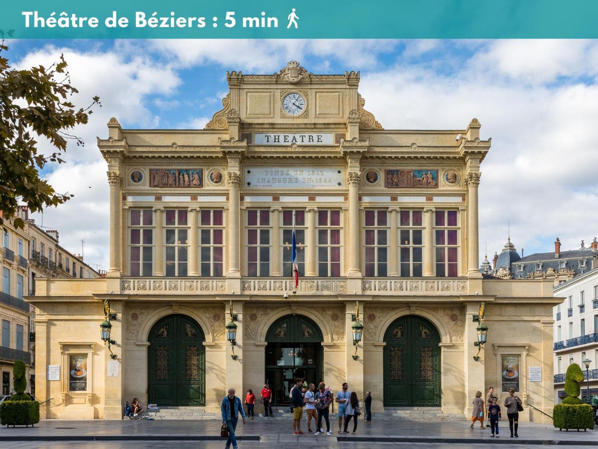 Joli Studio Climatise 'Alma 4' - Coeur De Beziers - Wifi Fibre - Netflix Екстериор снимка
